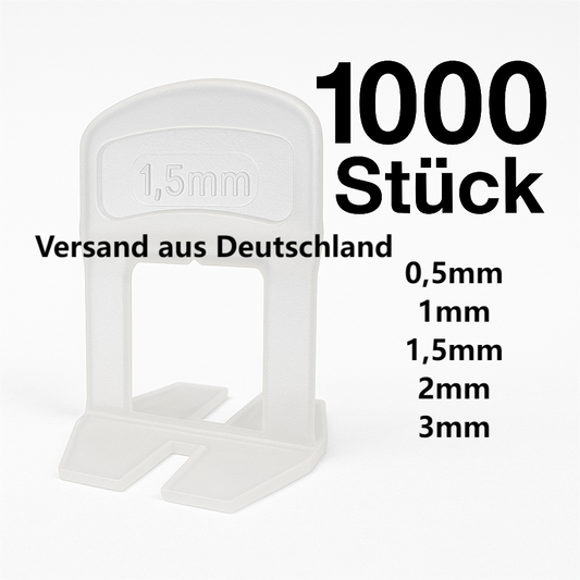 1000 Stück Laschen Set für Fliesen-Nivelliersystem Standard - Prokin Shop